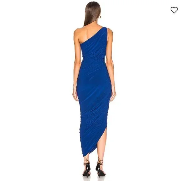 NWT NORMA KAMALI Diana Dress in Berry Blue Revolve Large - Picture 5 of 12